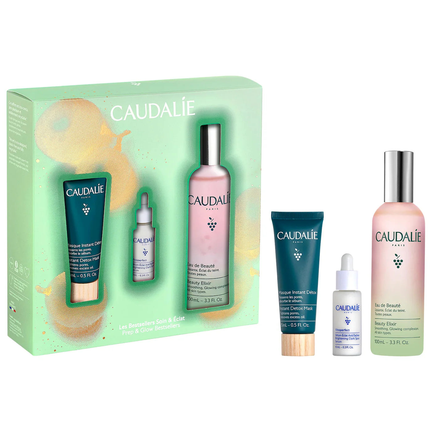 Sobre pedido: Caudalie Prep & Glow Best-Sellers